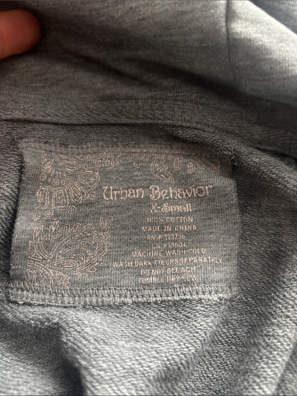 Urban Behavior Charcoal Gray Sweat Joggers